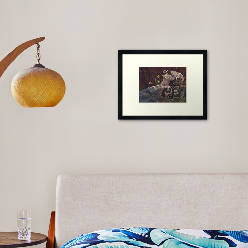Item preview, Framed Art Print designed and sold by simonstalenhag.