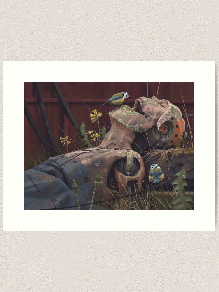 Alternate view of On the activities of primates and passerines Art Print