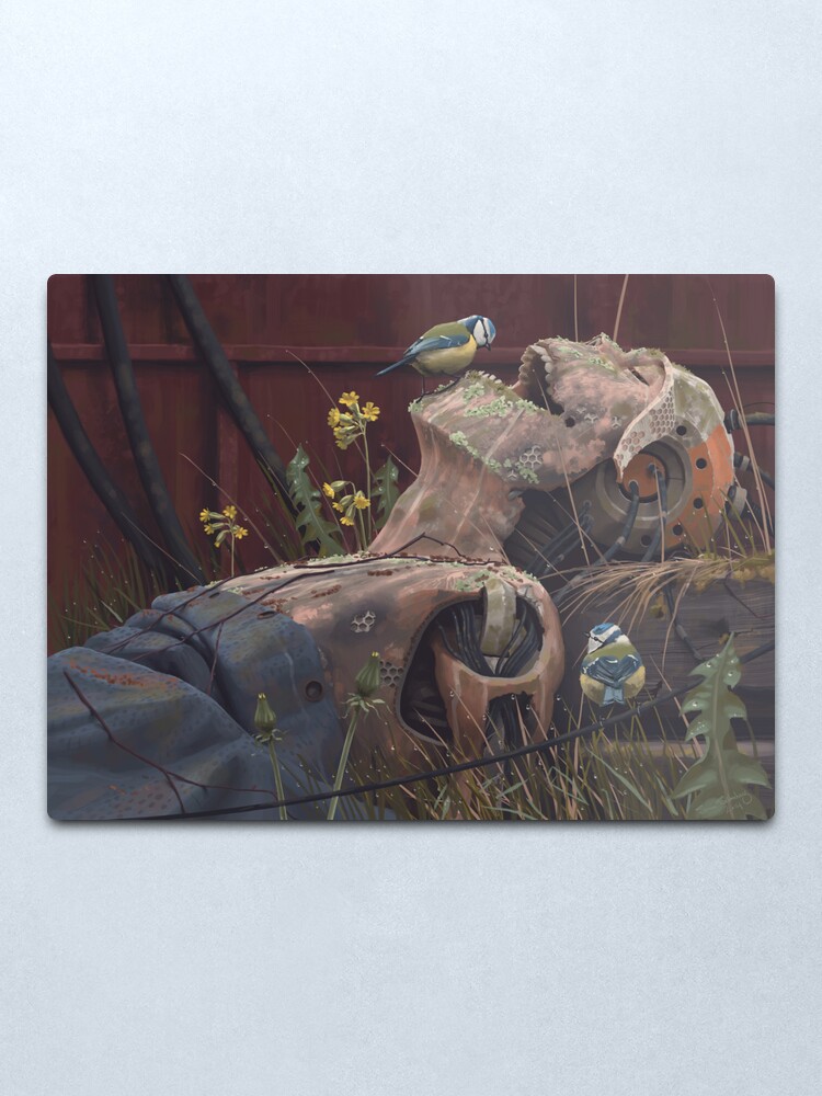 Alternate view of On the activities of primates and passerines Metal Print