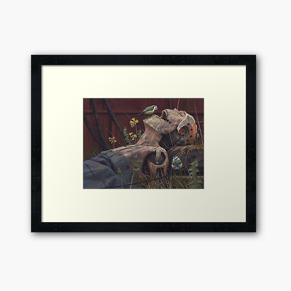 On the activities of primates and passerines Framed Art Print