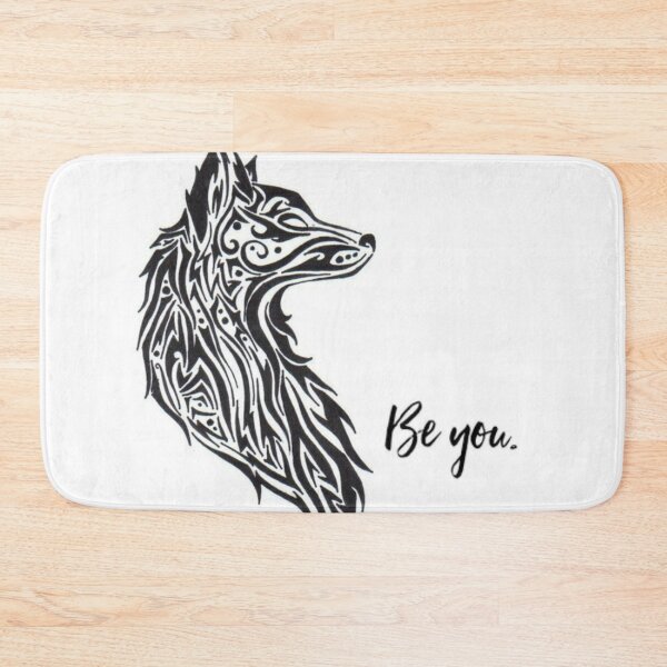 Item preview, Be You Tribal Wolf Line Art Motivational designed and sold by Babelon.