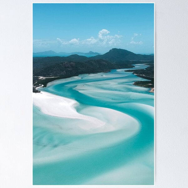 Item preview, Whitehaven Beach, Australien designed and sold by scenerymerch.