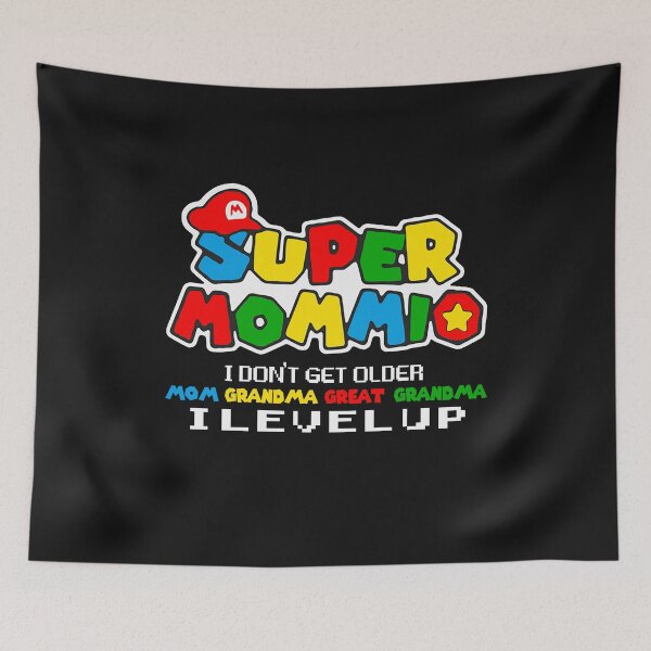 Item preview, Super Mommio I Don’t Get Older Mom Grandma Great Grandma I Level Up designed and sold by AlisonWalsh24.
