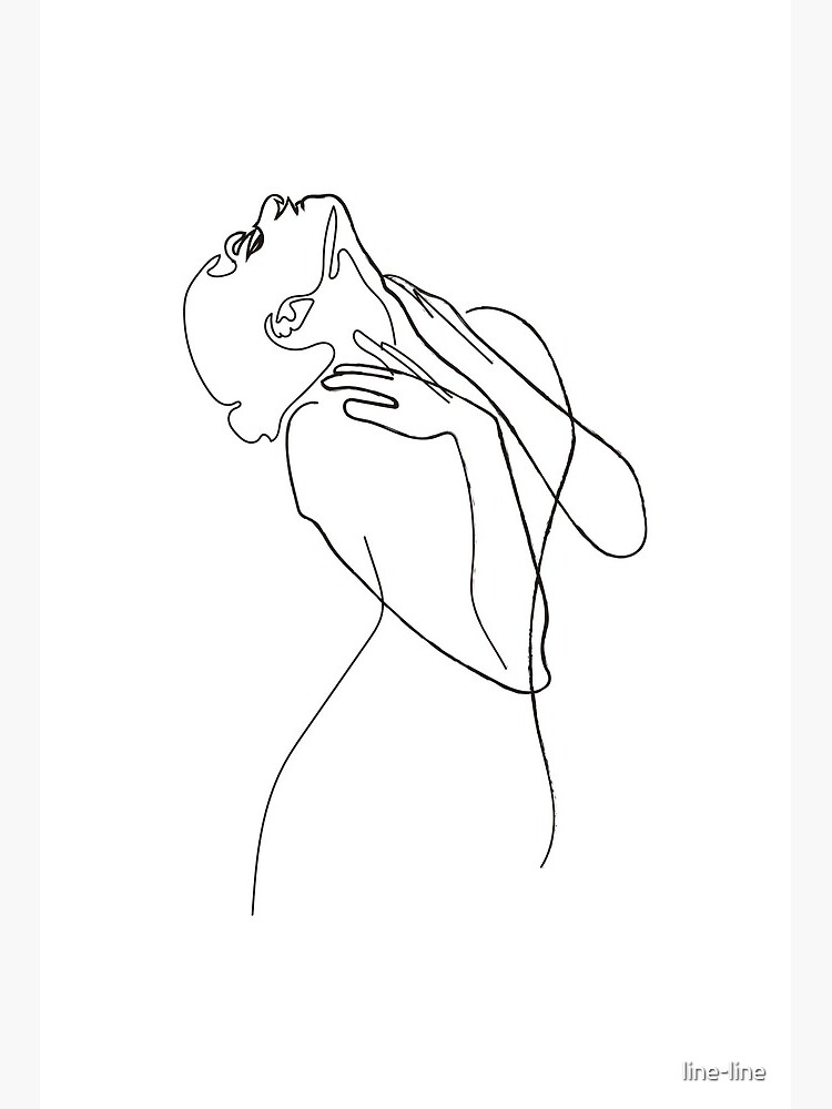 line drawing human body