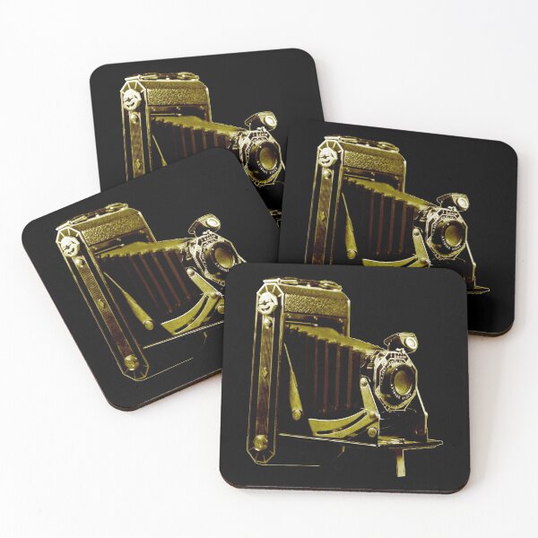 Item preview, Vintage Film Camera in Sepia on Black designed and sold by GraffitiSoup.