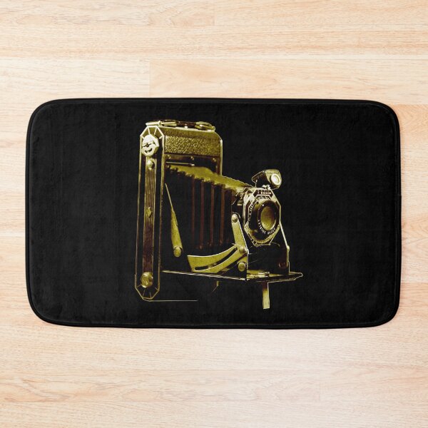 Item preview, Vintage Film Camera in Sepia on Black designed and sold by GraffitiSoup.