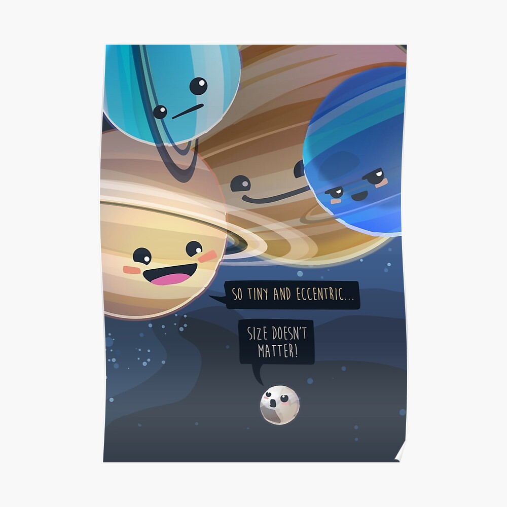 Size Does Matter Manchmal Kommt Es Doch Auf Die Grosse An Poster By Illing Redbubble