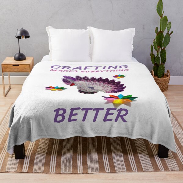Item preview, Crafting makes everything better <Peacock>  designed and sold by DivineLiveShop.