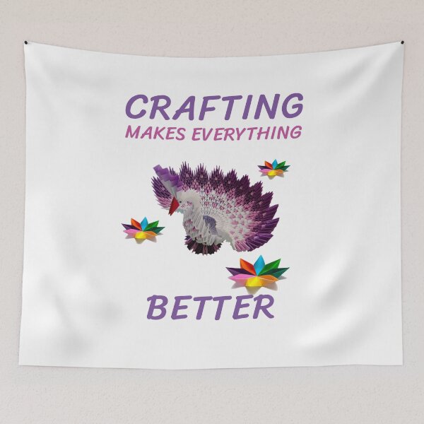 Item preview, Crafting makes everything better <Peacock>  designed and sold by DivineLiveShop.