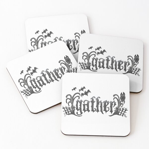 Item preview, Gothic Gather - Halloween (No Background) designed and sold by The White Bat.