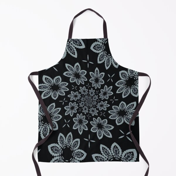 Item preview, Abstract Black & Grey Floral Whirling Fractal designed and sold by SXW Designs.