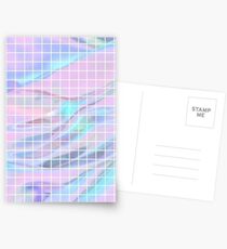 Holographisches Gitter Postkarten