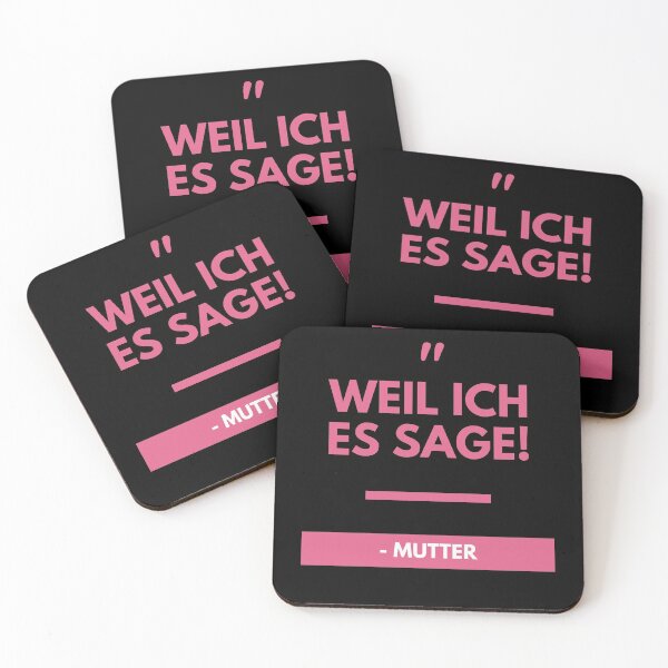 Artikelvorschau, Weil ich es sage Zitat Mutter Muttertag Mama entworfen und verkauft von DerEmmat.