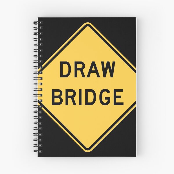 Item preview, Street Wear Sign W3-6 Draw Bridge designed and sold by BarryStock.
