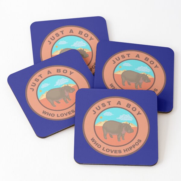 Item preview, Just a boy who loves Hippos designed and sold by fev-rocks.