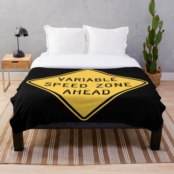 Item preview, Street Wear Sign W3-5b Variable Speed Zone Ahead designed and sold by BarryStock.