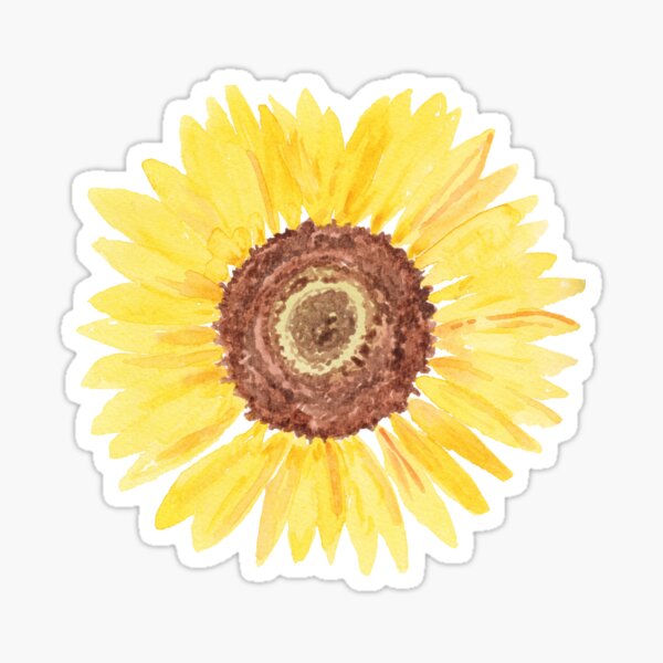 Item preview, Watercolor Sunflower designed and sold by lizaluna234.