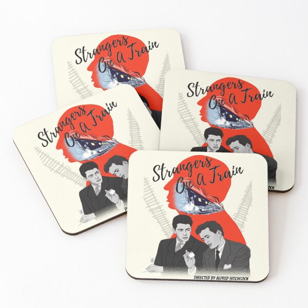 Item preview, Strangers On A Train (‘51) Poster designed and sold by FromTheArchives.