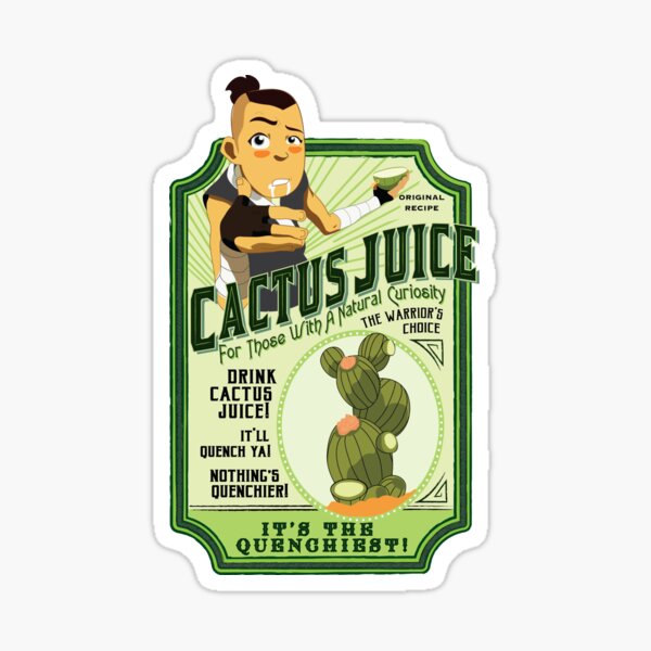 Boire du jus de cactus Sticker