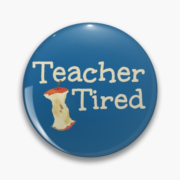 Item preview, Teacher Tired apple core  designed and sold by Diana Garrison.