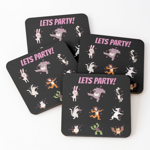 Item preview, Lets Party Cute Animals Dancing designed and sold by Wagdy-online.