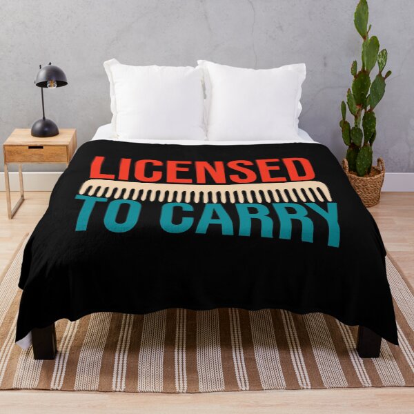 Item preview, Retro Licensed To Carry Hairstylist Cosmetologist Gift for Hairdresser designed and sold by Shop signer.
