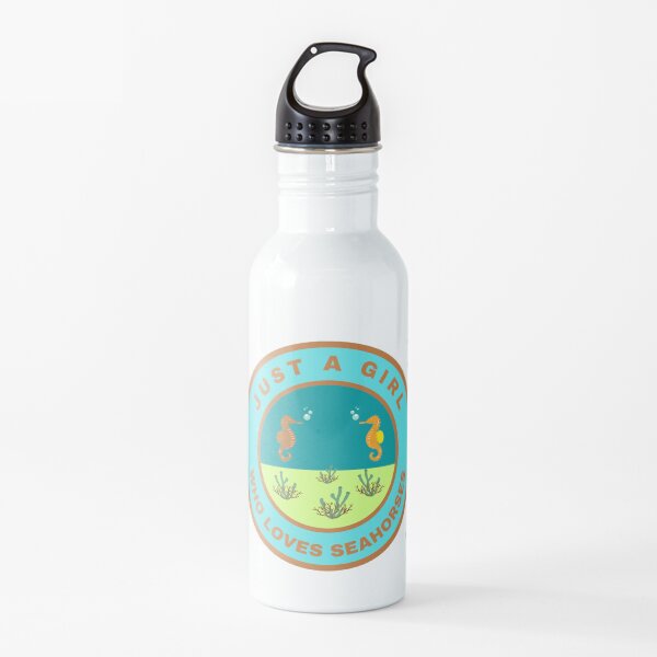 Just a girl who loves Seahorses Water Bottle