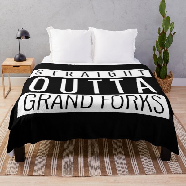 Item preview, Straight Outta Grand Forks North Dakota designed and sold by Teelogic.