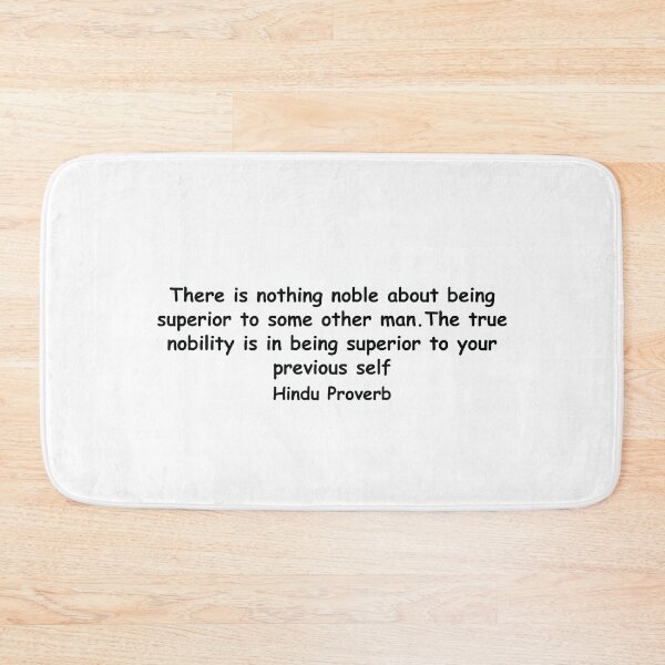 Item preview, Hindu Proverb Noble Superior Gift designed and sold by TTFMerch.