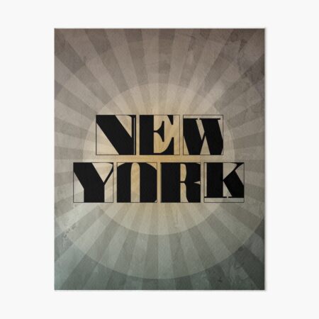 Artikel-Vorschau von NY Typografie Kunst, designt und verkauft von Interpret108.