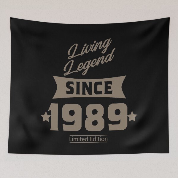 Item preview, Living legend since 1989 Limited Edition birthday gift design designed and sold by rodmendonca.