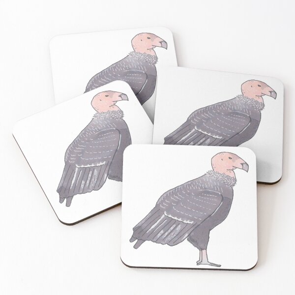 Item preview, California Condor watercolor bird species art designed and sold by TheWaterBirds.