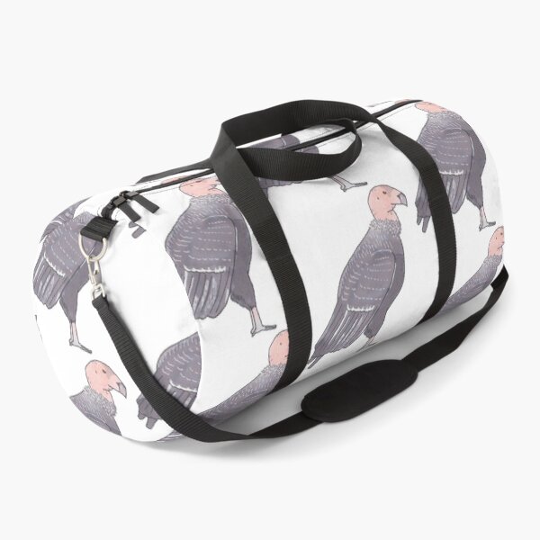California Condor watercolor bird species art Duffle Bag