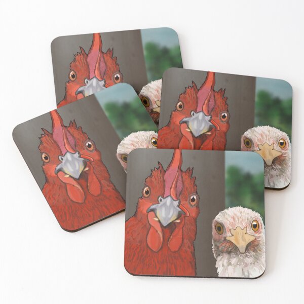 Item preview, 'The pair-chickens designed and sold by Ruthanndesigns.