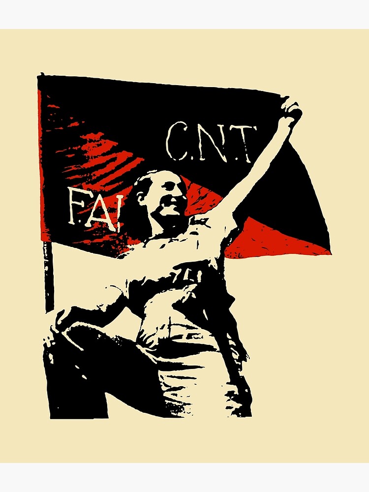 Thumbnail 3 of 3, Poster, Anarchy Flag Woman - for bright backgrounds designed and sold by Bela-Manson.