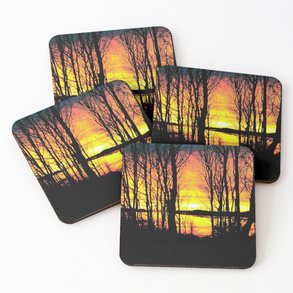 Item preview, forest sunset painted art designed and sold by cutecrazytshirt.
