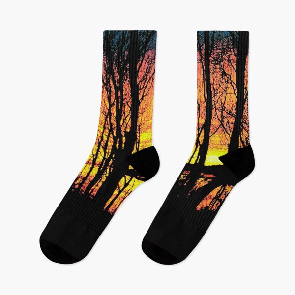 Item preview, forest sunset painted art designed and sold by cutecrazytshirt.
