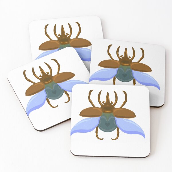 Item preview, Beetle Blue and Orange designed and sold by willowsbunnies.