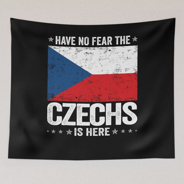 Item preview, Have No Fear The Czech Is Here  Czech Republic Flag Design designed and sold by JJDzignsShop.