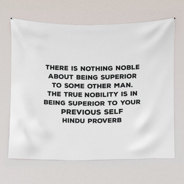 Item preview, Hindu Proverb Nobility Superior Gift designed and sold by TTFMerch.