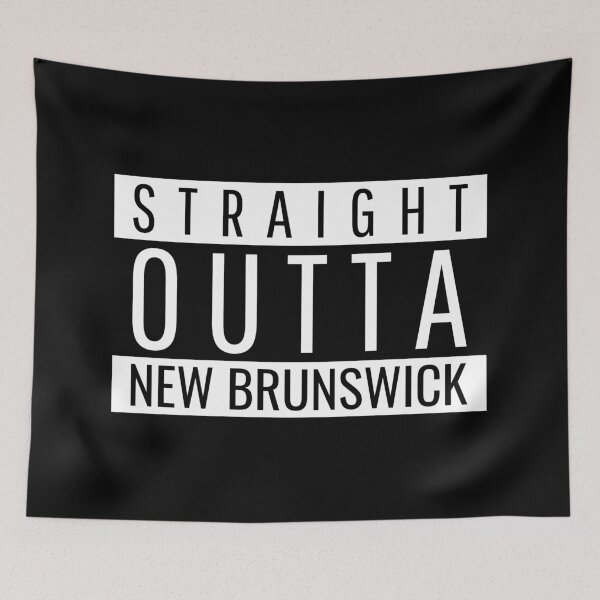 Item preview, Straight Outta New Brunswick New Jersey designed and sold by Teelogic.