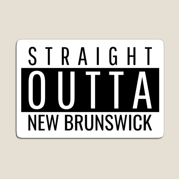 Item preview, Straight Outta New Brunswick New Jersey designed and sold by Teelogic.