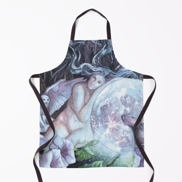 Item preview, Moon Goddess sleeping on the moon designed and sold by The Willow Of Rain City.