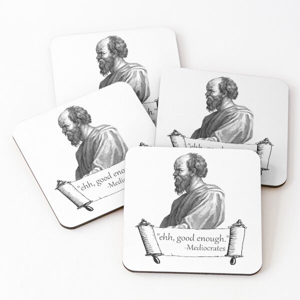 Item preview, Funny Mediocrates Philosophy Design designed and sold by KAB3.
