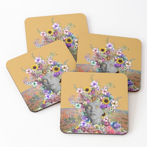 Item preview, many flower in orange designed and sold by obetlandshop.