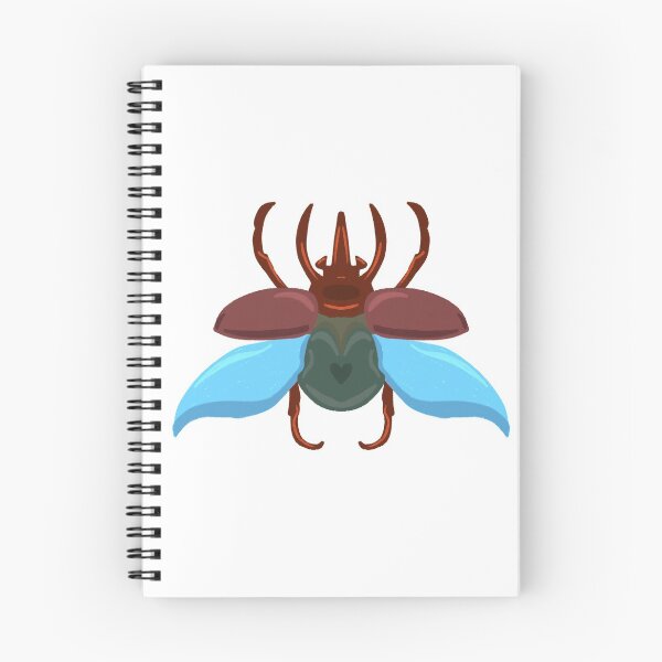 Item preview, Beetle red and blue designed and sold by willowsbunnies.