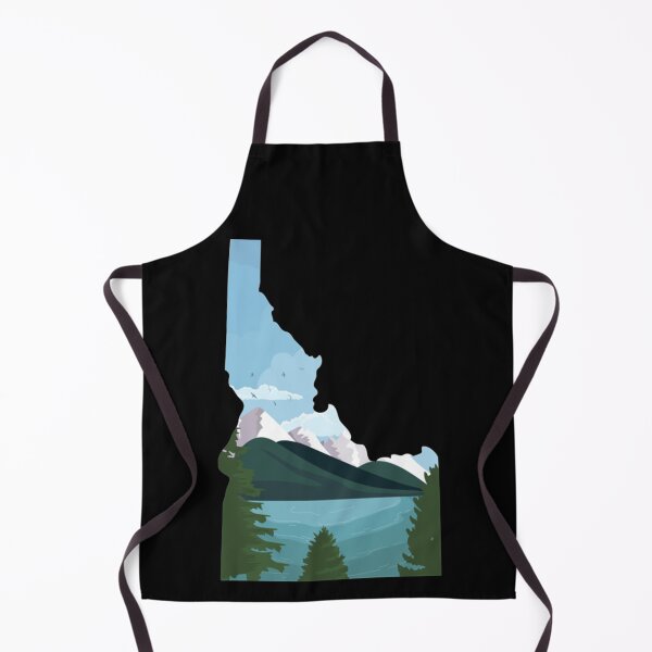 Item preview, Idaho USA Illustration Featuring A Lake And Mountains designed and sold by SteveMillspaer.