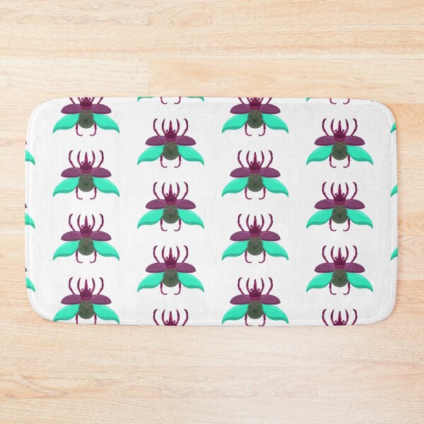 Item preview, Beetle pink and green designed and sold by willowsbunnies.