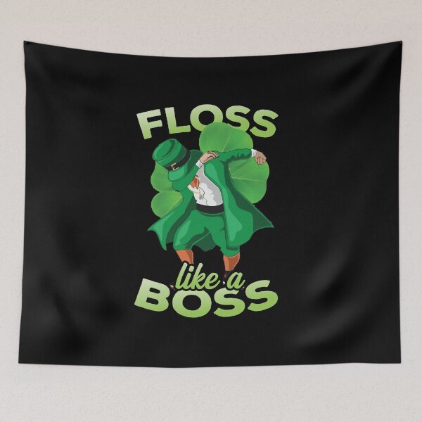 Item preview, Dancing Leprechaun Floss Like A Boss Floss Dance Moves Gift designed and sold by TTFMerch.