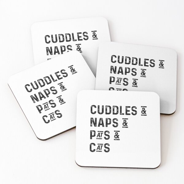 Item preview, Cuddles and naps and pats and cats designed and sold by UncleStuScience.